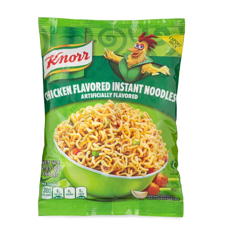 Knorr Chicken Flavored Instant Noodles (2.3 oz / 66 gr)
