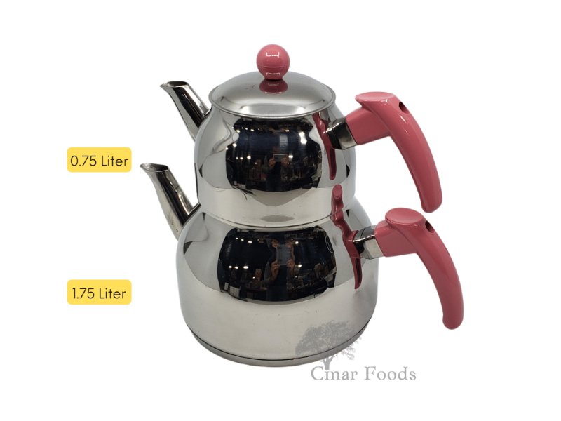 Sahane Meva Teapot Set Medium Size - Orta Boy (0.75 lt / 1.75 lt)