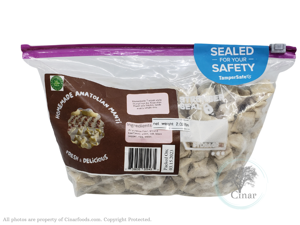 Home Made Anatolian Manti - Ev yapimi Etli Manti (32.0 oz / 907 gr)