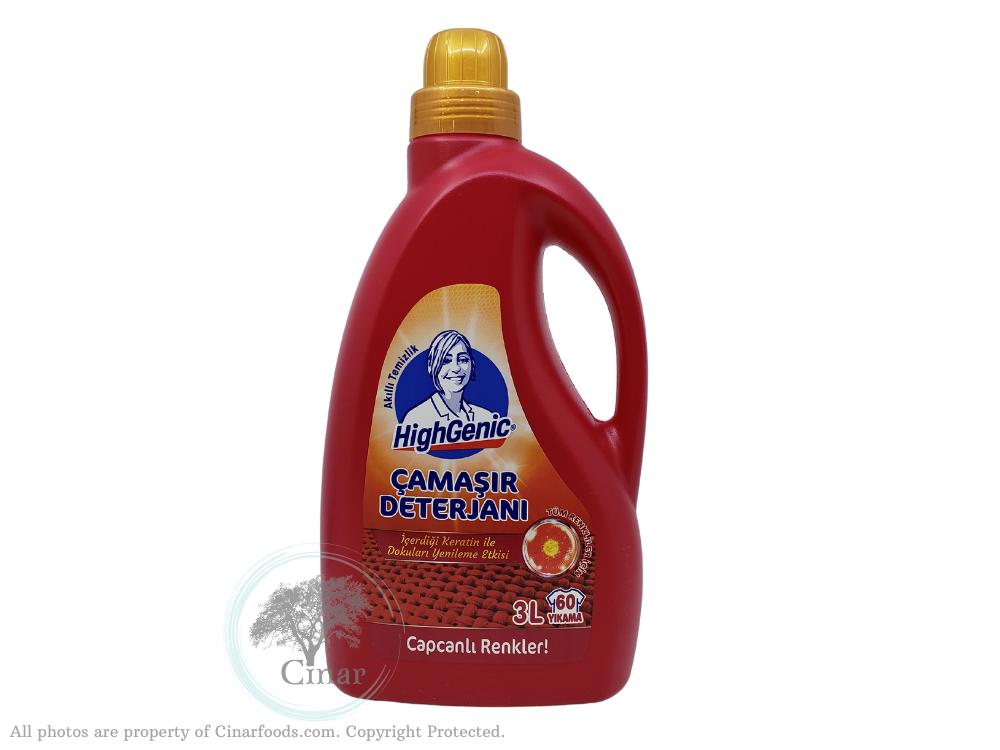 HighGenic Laundry Detergent - Camasir Deterjani Renkliler (105.8 oz / 3000 ml)