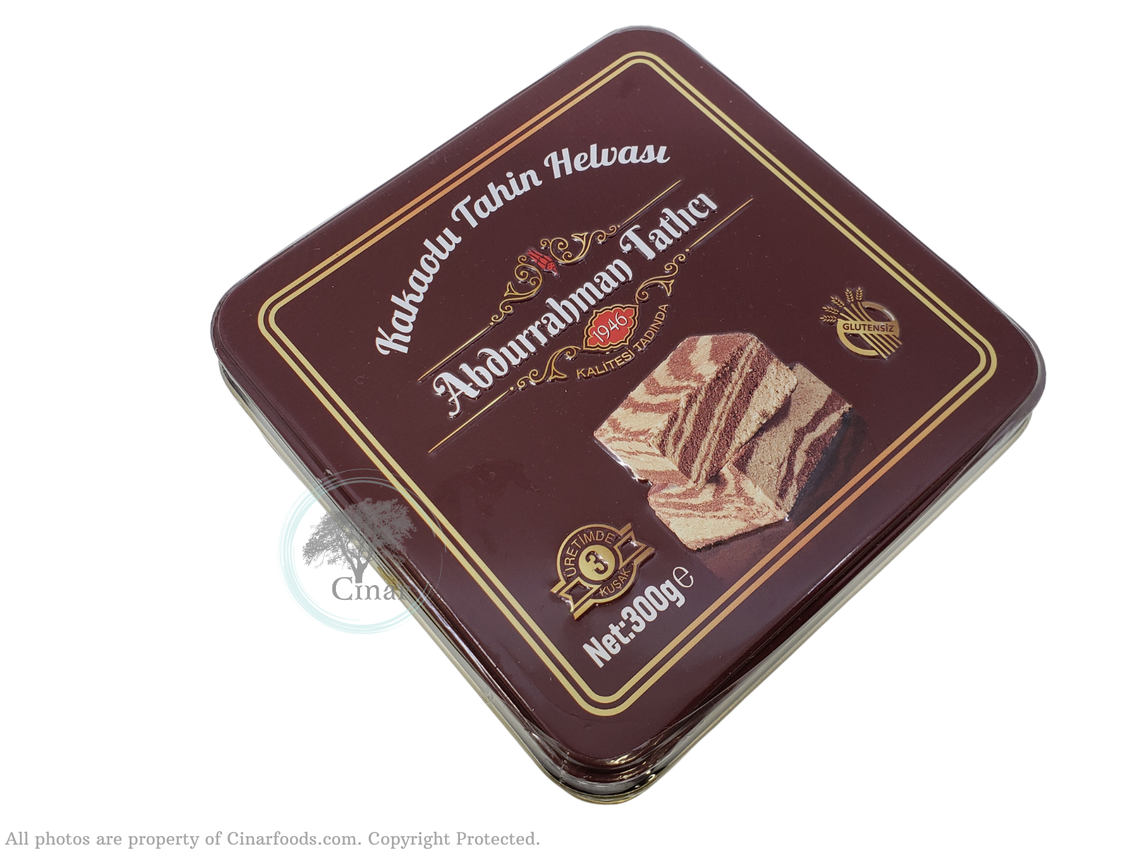 Abdurrahman Halva with Cacao - Kakaolu Helva (10.5 oz / 300gr)
