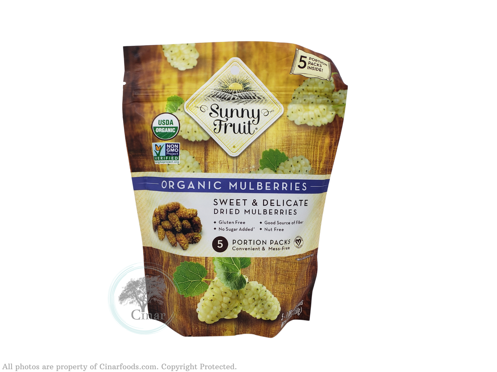 Sunny Fruit Organic Dried Mulberries - Organik Dut Kurusu (5.3 oz / 150 gr) fiyat