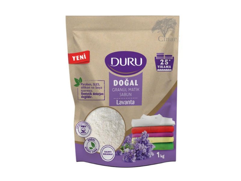 Duru Dogal Granul Matik Sabun - Lavanta (35.2 oz / 1 kg)